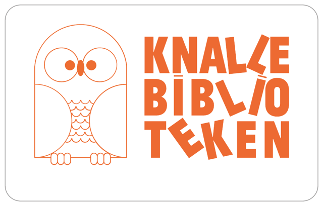 Lånekort för Knalle Biblioteken, tryckt av Sofos Card
